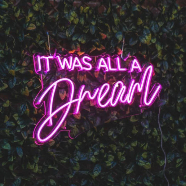 It Was All A Dream Neon Sign