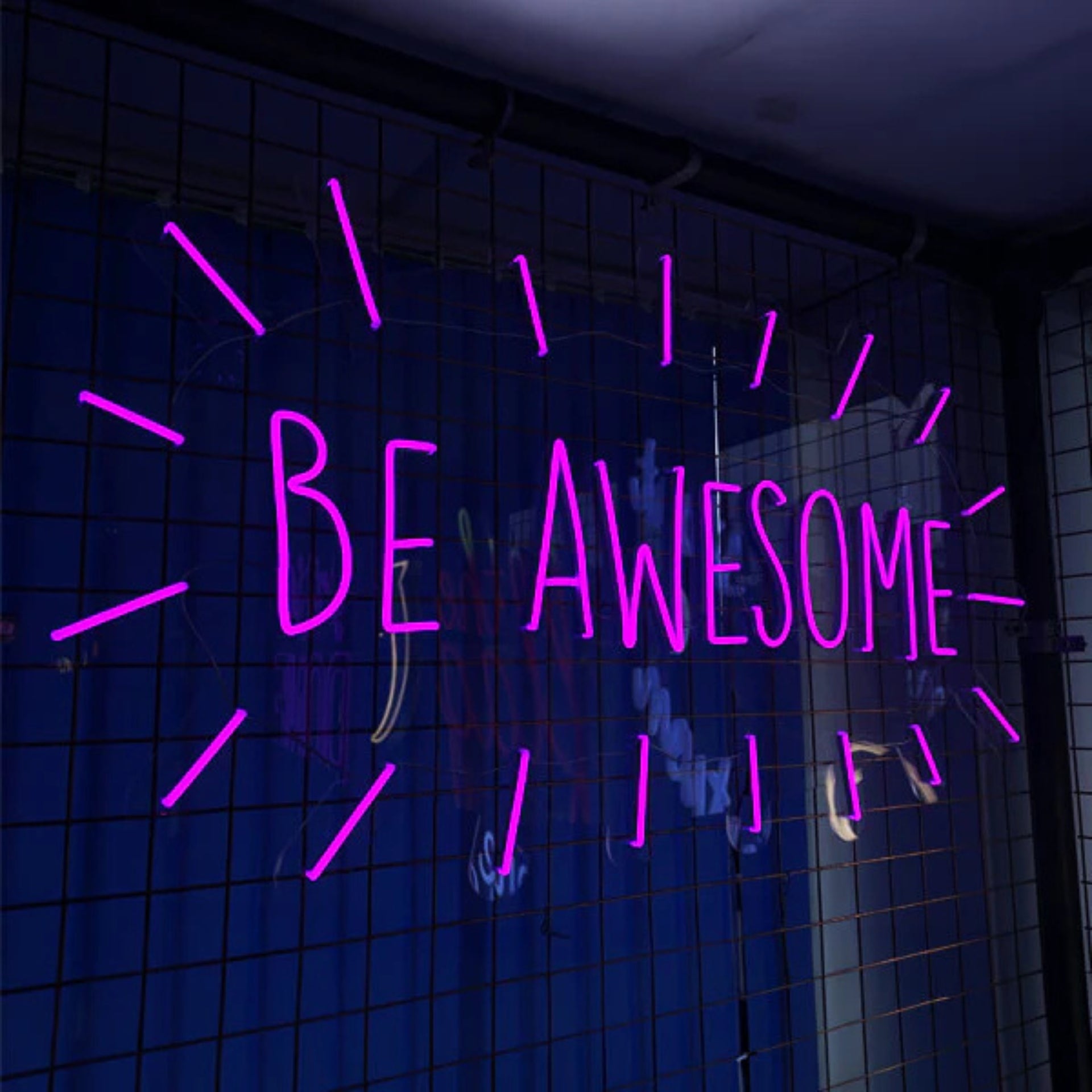 Be Awesome Neon Sign