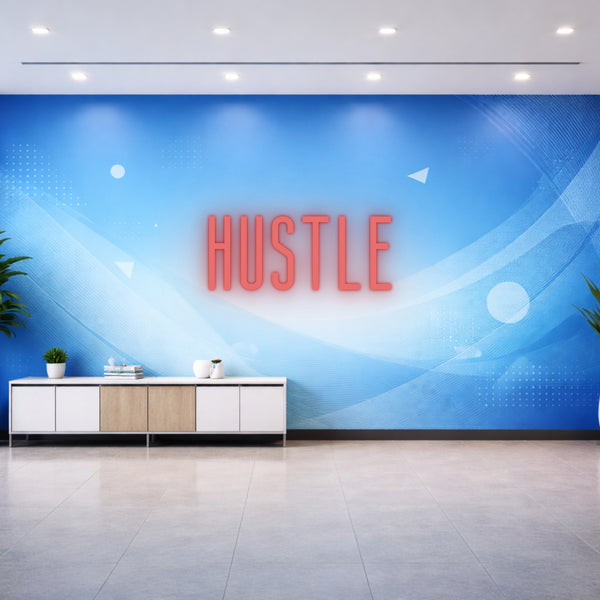 HUSTLE Neon Sign
