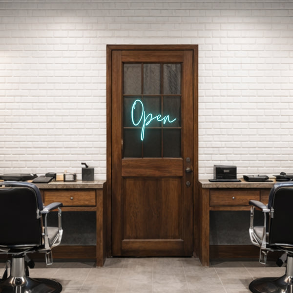 Open Neon Sign