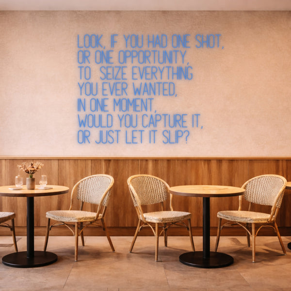 One Opportunity Neon Sign