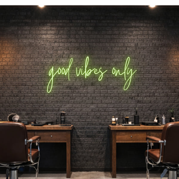 Good Vibes Only Neon Sign