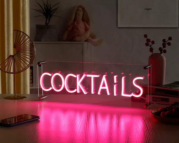 Cocktails Desktop LED Neon Sign Light Neon Regular price (30cm)