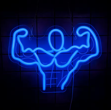 Gym Muscle - Neon Sign