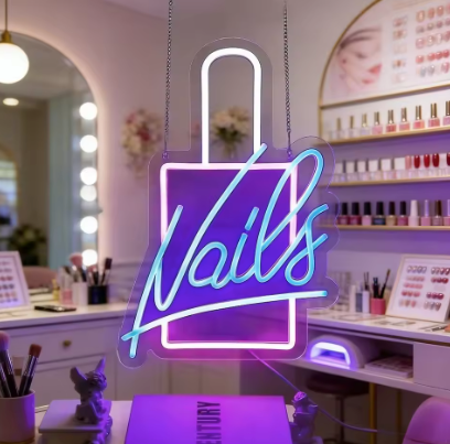 Nails - Neon Sign