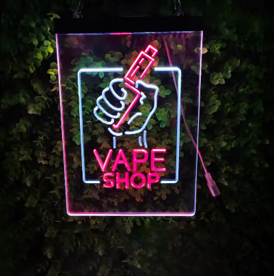 Pink Vape Shop - Neon Sign