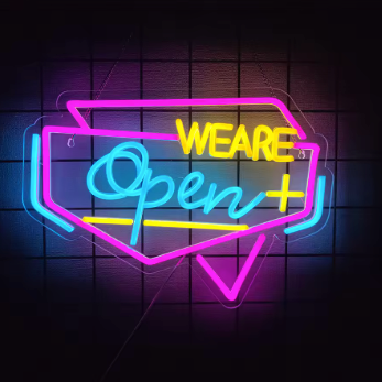 We Are Open - Neon Sign
