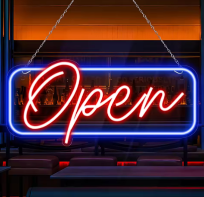 Open - Neon Sign
