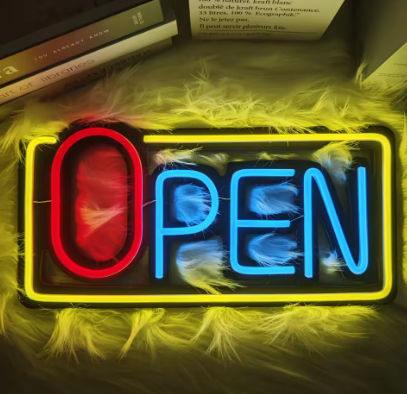 Open - Neon Sign