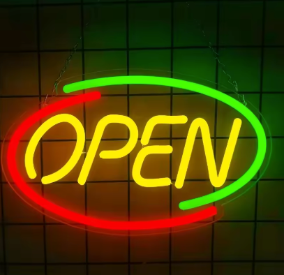 Open - Neon Sign