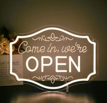 Come In We're Open - Neon Sign