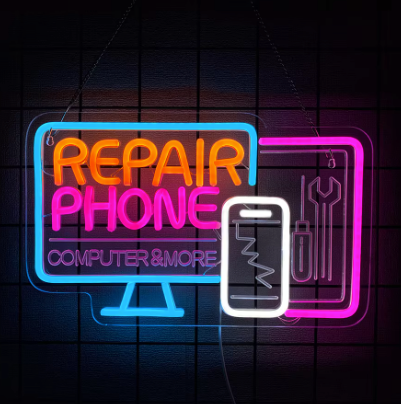 Phone Repair - Neon Sign