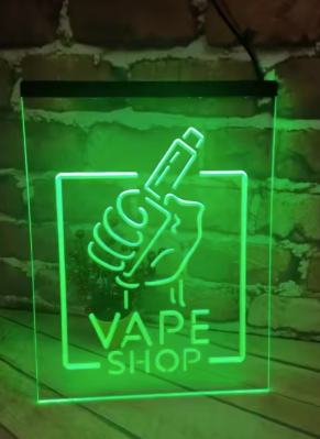 Vape Shop Vertical - Neon Sign