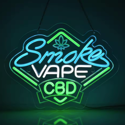 Smoke Vape - Neon Sign