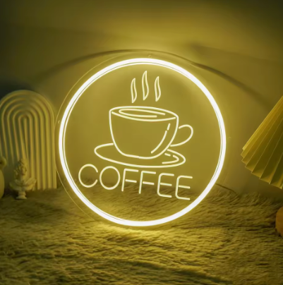 Circle Coffee - Neon Sign