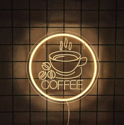 Circle Coffee - Neon Sign