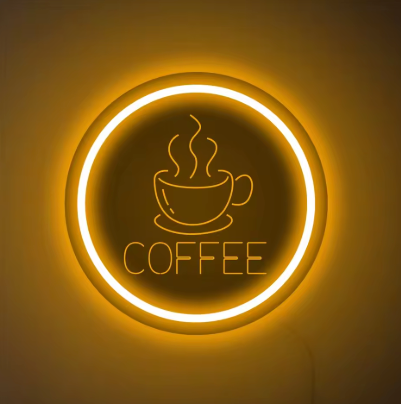 Circle Coffee - Neon Sign