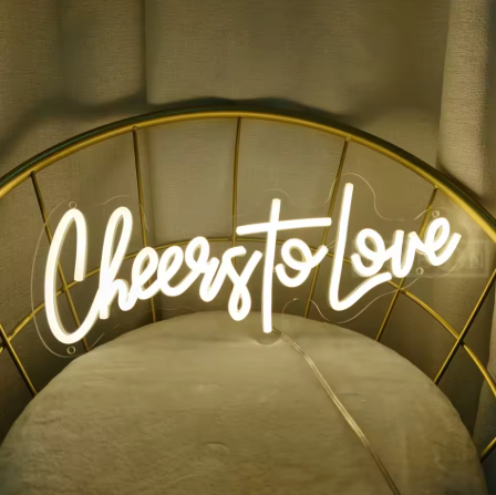 Cheers to Love - Neon Sign