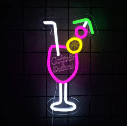Bar Glass - Neon Sign