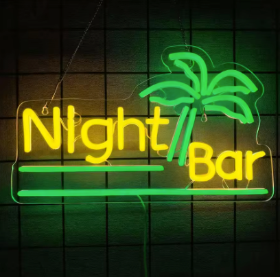 Night Bar - Neon Sign