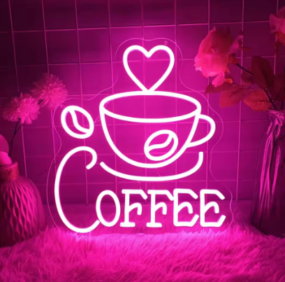 Pink Coffee - Neon Sign