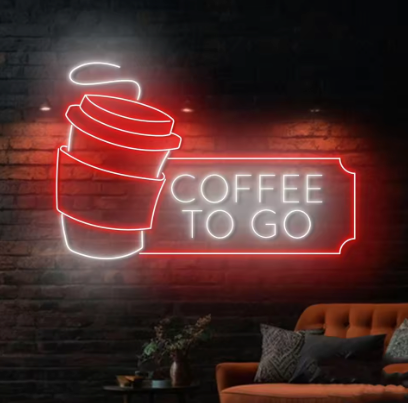 Coffee To Go - Neon Sign