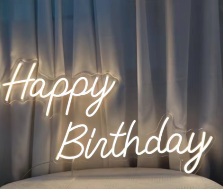 Happy Birthday - Neon Sign