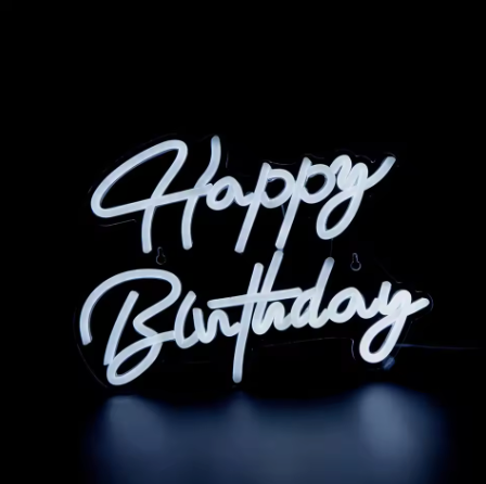 Happy Birthday - Neon Sign