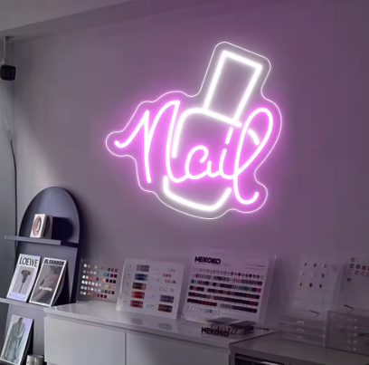 Nail Salon - Neon Sign