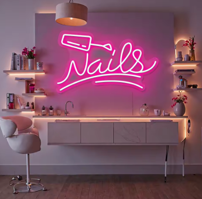 Nail Salon - Neon Sign