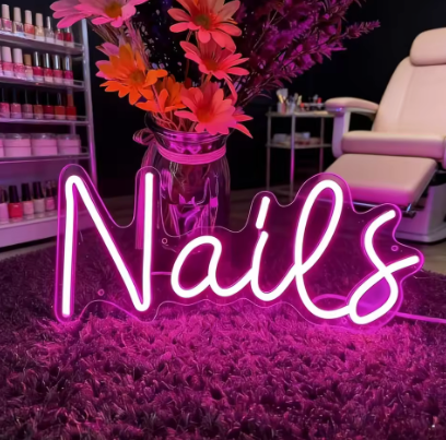 Nails - Neon Sign