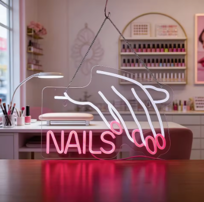 Nails - Neon Sign