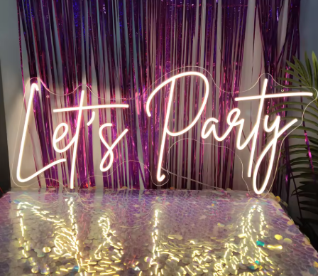 Let's Party - Neon Sign
