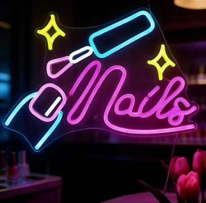 Nails - Neon Sign