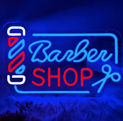 Barber Shop - Neon Sign