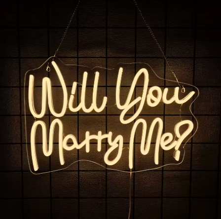 Will You Marry Me - Neon Sign