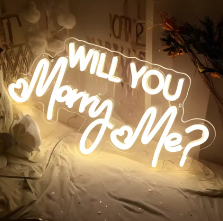 Will You Marry Me - Neon Sign