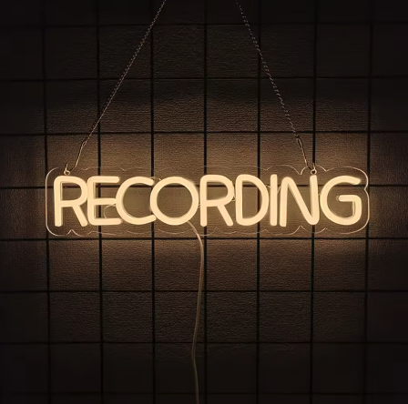 Recording - Neon Sign