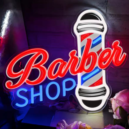 Barber Shop - Neon Sign