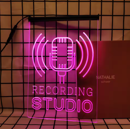 Recording Studio - Neon Sign
