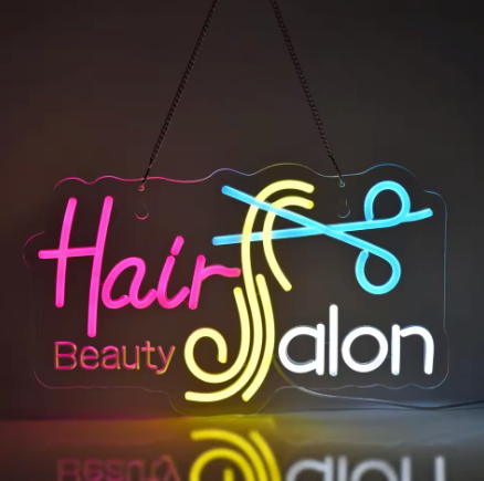 Hair Salon - Neon Design