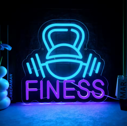 Gym Fitness - Neon Sign