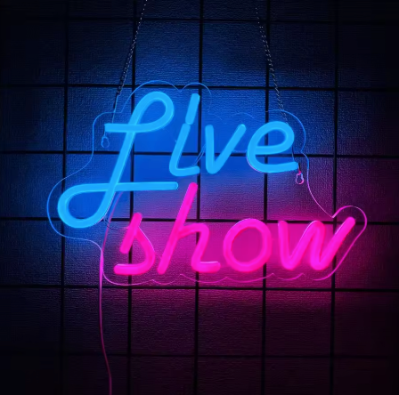 Live Show - Neon Sign