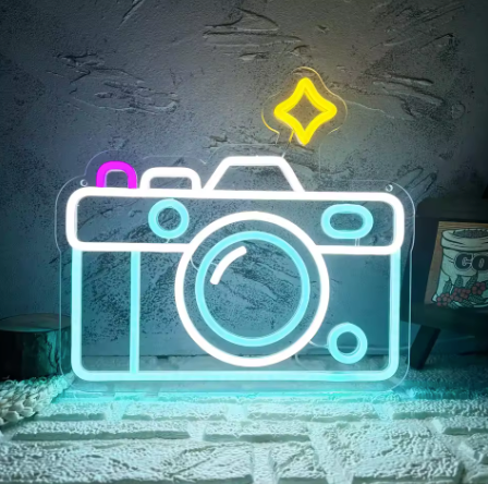 Camera - Neon Sign