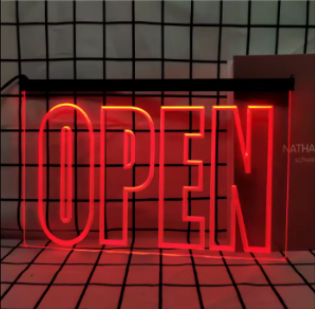 Open Shop - Neon Sign
