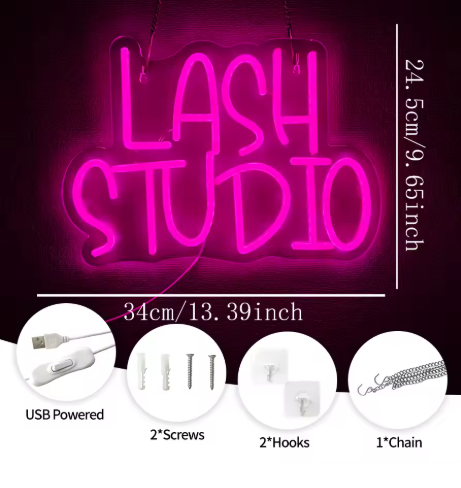 Lash Studio - Neon Design