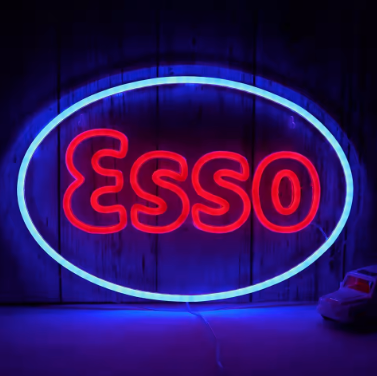 Esso - Neon Sign
