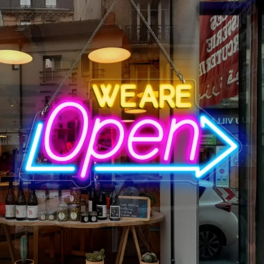We Are Open - Neon Sign