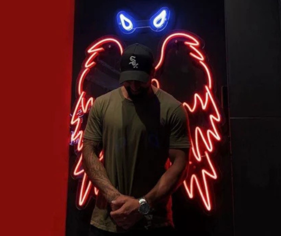 Wings & Horn LED Neon Sign Light Neon