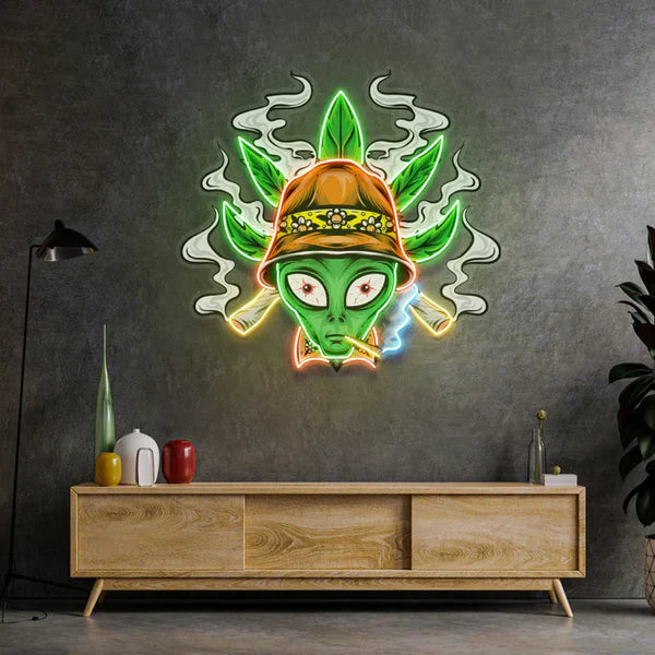 Addicted Alien Neon Art LED Neon Sign Light